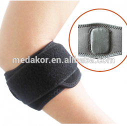 Hot selling adjustable neoprene silicone compression tennis elbow brace